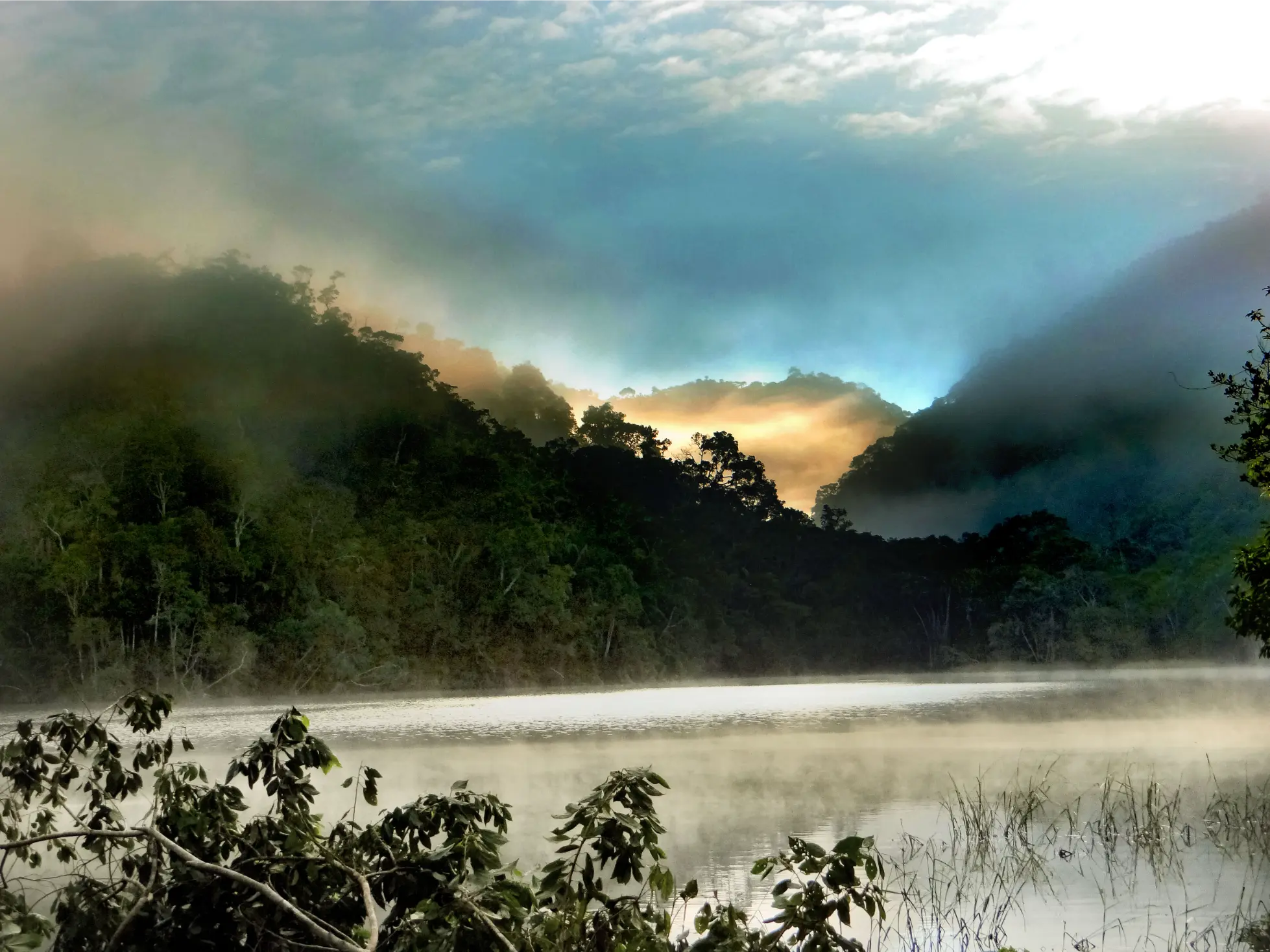 Sierra del Divisor Unexplored Lake Sunrise